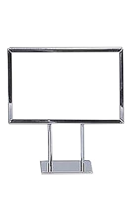 Amazon Com 7 X 11 Inch Twin Stem Metal Countertop Sign Holder