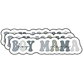 (3Pcs) Boy Mama Sticker Gifts for Mom Motivational Quote Grandma Waterproof Vinyl Stickers for Books Laptops Phone Water Bottles Tumbler Cup Kindle Decals 3 Inch