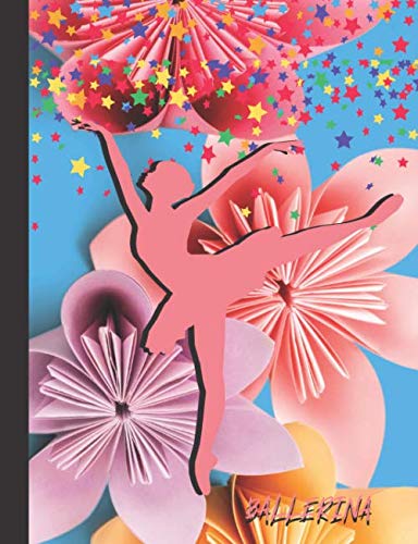 Ballerina Notebook: Premium design 120 pages composition standard lines 7.44 x 9.69 perfect for courses, notes, passwords, journal, passwords (Ballerina Notebooks)
