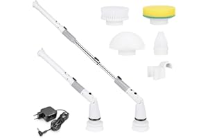 Electric Spin Scrubber – Automatic Tile Cleaner | Bathroom Accessories, Shower & Toilet Cleaner, Wood Floor Cleaner, Bathroom