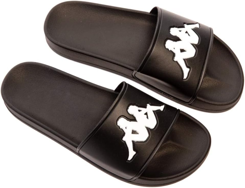 Authentic Adam Slides Black Brown