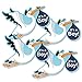Big Dot of Happiness Boy Special Delivery - Decorations DIY Blue It's A Boy Stork Baby Shower Party Essentials - Set of 20