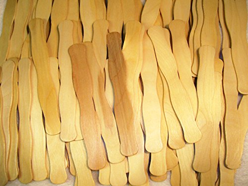 8 in. wavy craft sticks for wedding program fan handles and other…
