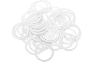 Mikinona Kazoo Flute Diaphragms Replacement Membranes 50Pcs Universal Kazudi Dimetal Film for Portable Musical Instruments Fl