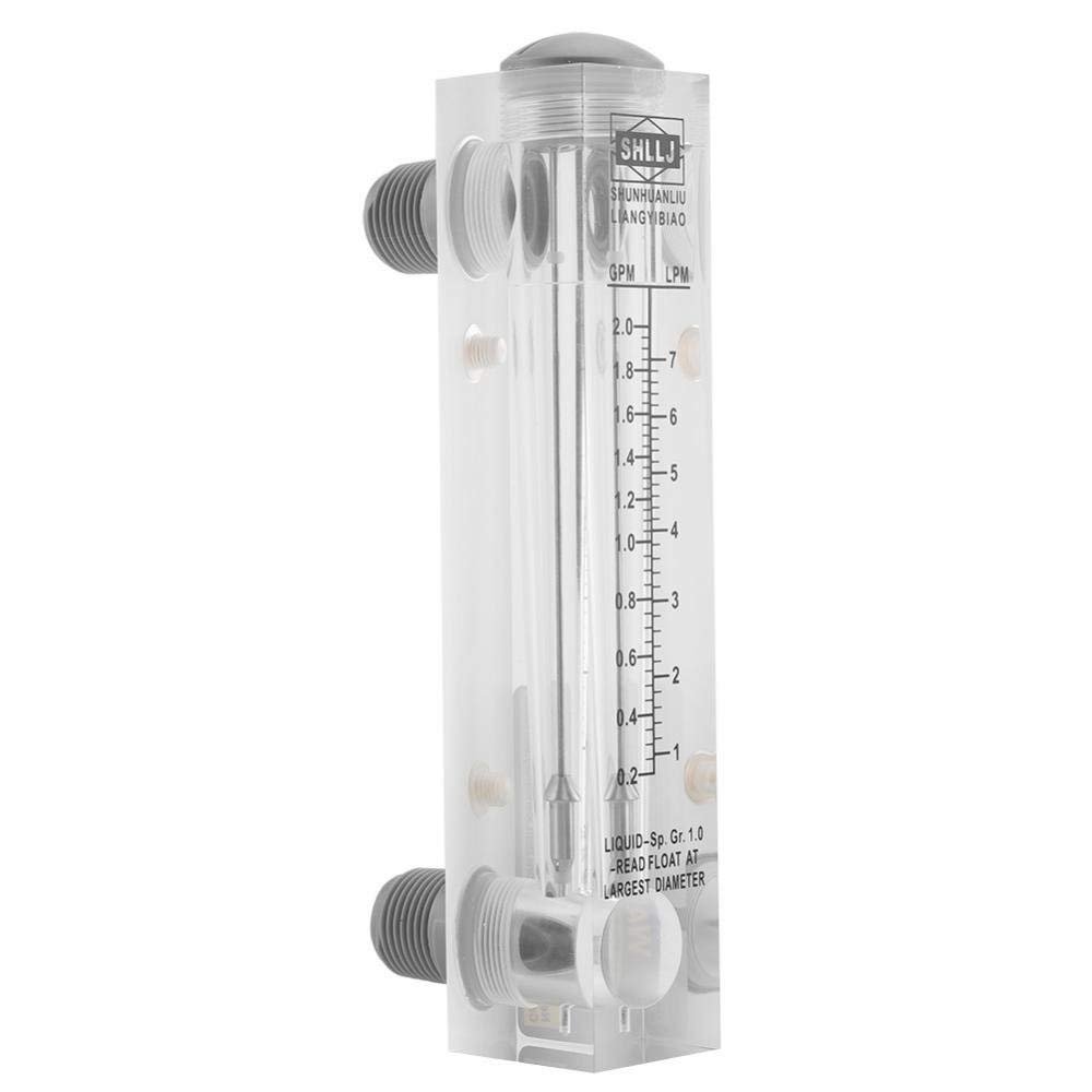 Panel Type Glass Liquid Flowmetre 0.22GPM/17LPM Water Flow Measuring