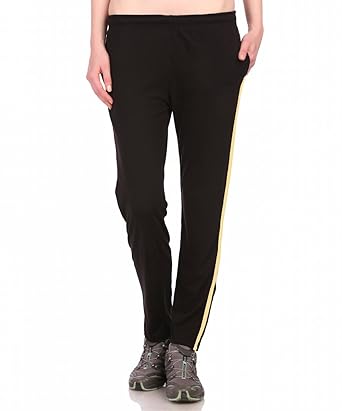 Solid Cotton Pyjama Regular Fit Track Pants for Women