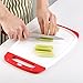 3 Piece Cutting Board Set - Cutting Boards For Kitchen - Acrylic Polypropylene Plastic - Dishwasher Safe - 3 Chopping Boards with Juice Groove Lip and Handle - Non Slip Rubber Ends