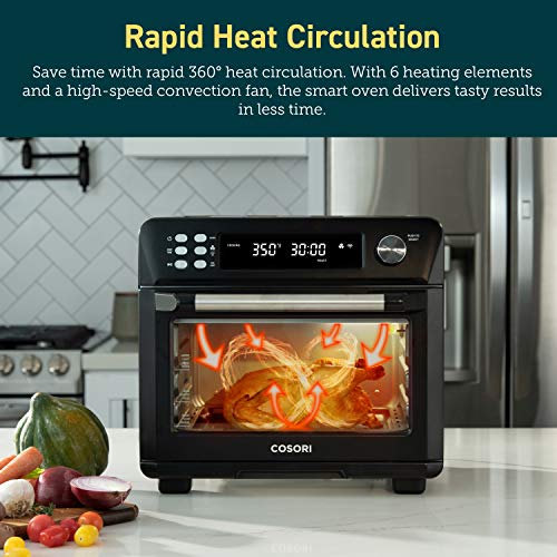 COSORI Air Fryer Toaster Combo 26.4QT 12 Functions Large Countertop