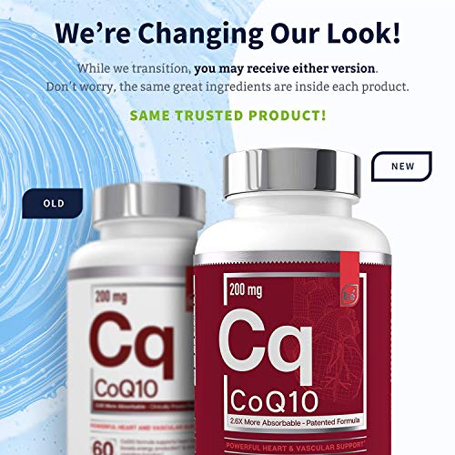 CoQ10 Heart, Brain, and Vascular Support 200 mg Comprehensive