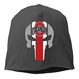Ohio State University Skull Men And Women Fall/Winter Cool Beanie Winter Caps