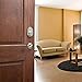 Kwikset 99100-044 SmartCode ZigBee Touchpad Smart Lock works with Echo Plus & Alexa, featuring SmartKey, Satin Nickel