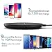 Cubevit 10W Fast Wireless Charger [QC 3.0 Adapter], 7.5W Qi Wireless Charging Pad for iPhone X 8 8 Plus, 10W Fast Charge for Samsung Galaxy S10 S10+ S10E S9 S9+ Note 9/8 S8 S8+ S7 Edge (Matte Black)
