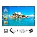Alopex 120 Inch Projector Screen,16:9 HD 4K Video Movie Screen Grommets No Crease Portable for Indoor Outdoor Home Theater, Support Double Sided Projection. (120 Inch)