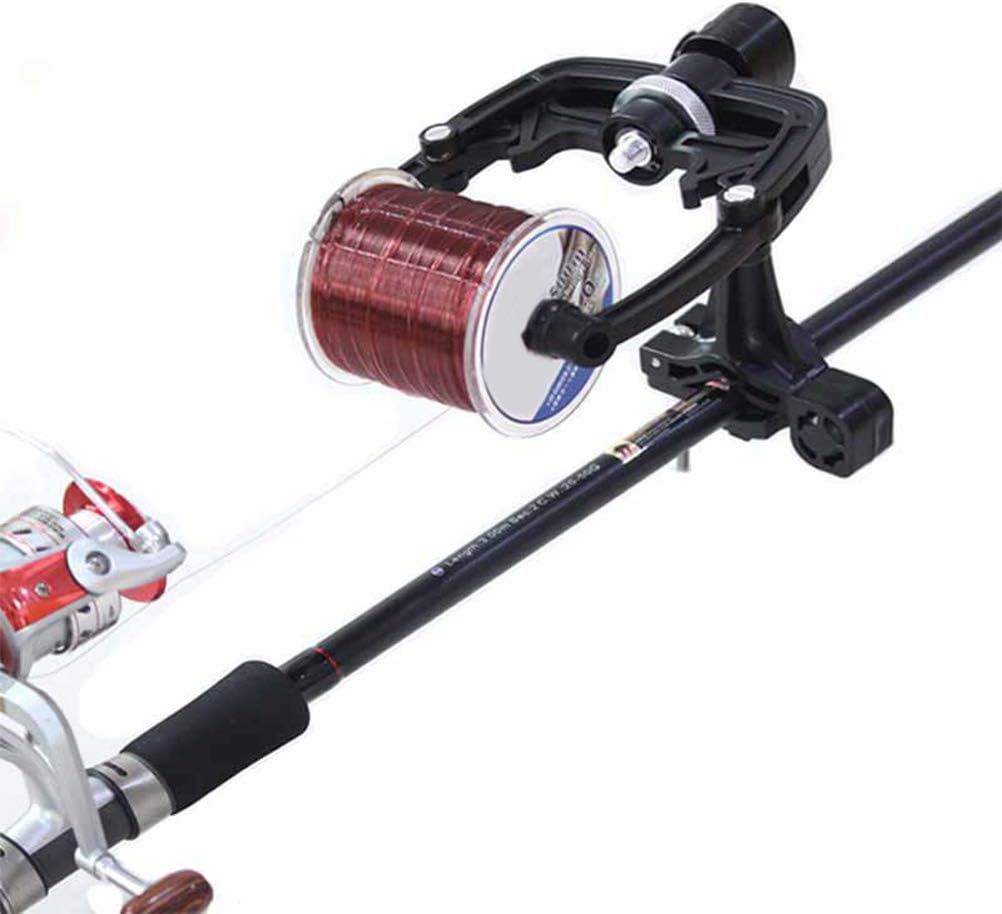 LeikanceFishing Line Spooler,Portable Spooling Station System Fishing Reel Fishing Tools and Accessories