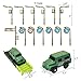 iLifeTech Dinosaur Race Track Car Toys 165pcs Jurassic World Track Car Sets for 3-12 Years Old Boys and Girls Gift