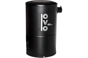 OVO Compact Central Vacuum System for Apartments Condos & Small Homes - Small & Quiet Central Vac Unit - 550 Airwatts