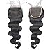Beata Hair 130% Density 4x4inch Body Wave Lace Closure 7A Grade Brazilian Virgin Human Hair Closure (16inch)