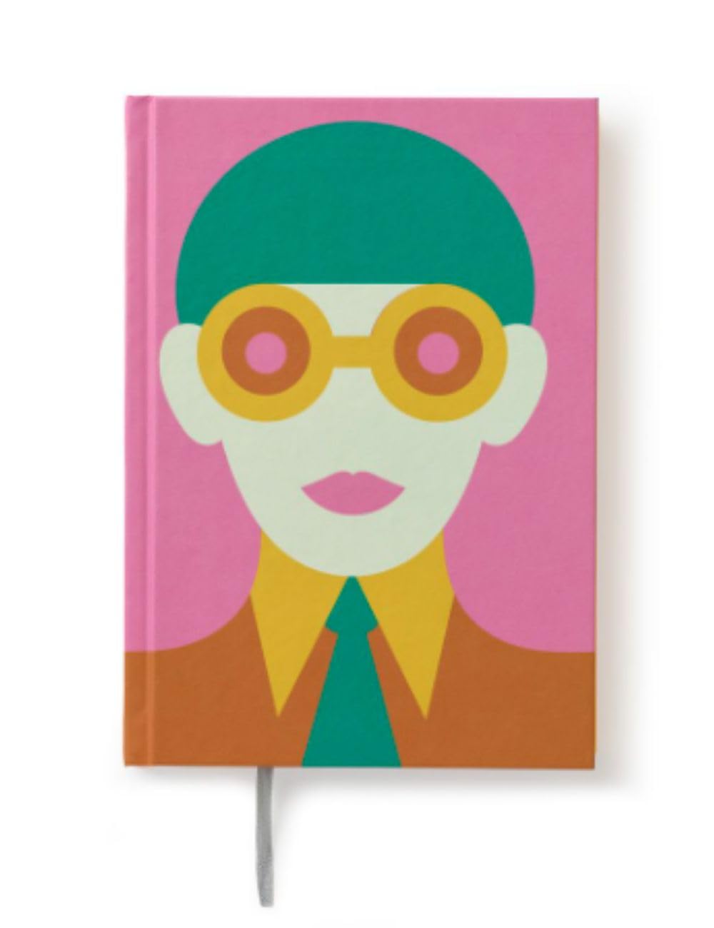 PdiPigna Olimpia Zagnoli Pink Small Blank Notebook