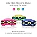SWIM ELITE Kids Swimming Goggles - Comfortable Adjustable Strap, Anti-Fog, UV Protection, Toddler to Kid Size, Fun and Colorful Case