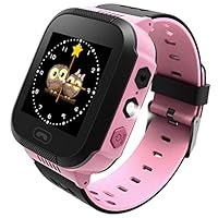 Enow-YL Kids Smart Watch, LBS Tracker for 3-12 Year Old Boys Girls with SOS Call Camera Flashlight Alarm Activity 1.44