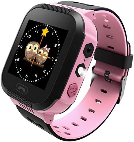 Enow-YL Kids Smart Watch, LBS Tracker for 3-12 Year Old Boys Girls with SOS Call Camera Flashlight Alarm Activity 1.44 Touch Screen SIM Card Slot ...