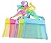 TECH-P®Set of 5 Colorful Mesh Beach Bags Sand Away Beach Treasures Seashell Bags Kid Pet Toy Storage Bag -7.9