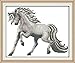 Cross Stitch Stamped Kits Quilt Pre-Printed Patterns Cross-Stitching for Beginner Kids Adults 11CT Embroidery Crafts Needlepoint Starter Kits, Horse