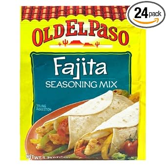 Old el paso fjita seasoning Mix 1.25oz (046000815688)