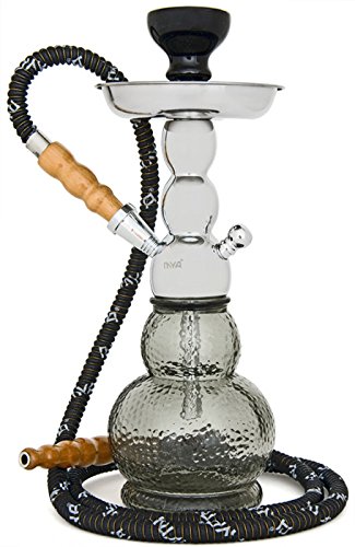 JaipurCrafts Designer Econo Gelato Small Hookah (13 Inches) (Gray)