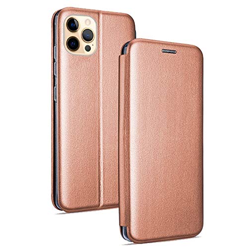 Cool Flip Cover for iPhone 12 Pro MAX Elegance Rose Gold