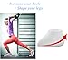 Heel Lift Insoles Silicone High Increase Shoe Inserts Plantar Fasciitis Heel Protector (White)