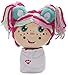 Flip Zee Girls (Zoey Snuggly Bear 2-in-1 Plush Doll by Jay at Play Soft & Squeezable Toy Instantly Switches from 12in Baby to 18in Big Girl Surprise