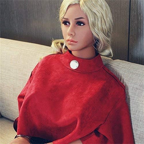 BUYIZD - (165cm/5.41ft, Tan) 2018 Soul Mate TPE Love Doll with for Single Man, Entity Body& Metal Skeleton