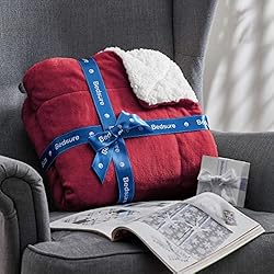 Bedsure Sherpa Fleece Queen Size Blankets for Bed
