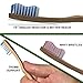 Terra Futura Bamboo Toothbrush 4 Pack, Ergonomic Toothbrush. Eco Friendly, Biodegradable & Environmentally Sustainable, BPA Free Bristles, Eco Compostable Toothbrush