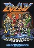 Disco de Edguy: «Superheroes: Heroic DVD Edition» (Anverso)