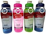 Rubbermaid COMIN16JU045249 714270015007 Refill, Reuse 32-Ounce Jumbo Size Chug, Assorted Colors, Pack of 4 Bottles, 32 Ounce