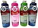 Rubbermaid COMIN16JU045249 714270015007 Refill, Reuse 32-Ounce Jumbo Size Chug, Assorted Colors, Pack of 4 Bottles, 32 Ounce