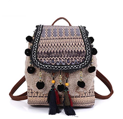 boho purse backpack
