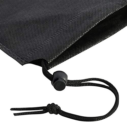 AhlsenL 24 Pack Video Game Bags Black Gaming Party Bags Pattern White Gamepad Two Drawstring with Button Non-Woven Fabrics for Kids Birthday Party