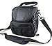 co2Crea(TM) Black Soft Nylon Digital Camera Case Bag Cover Pouch for Nikon Coolpix 1 J5 J4 V3 P900 P610 P600 P520 L830 L320 L810 L820 L830 L840 P530 S1 J3 V2 V1 J1 with Nikkor Lens Kit