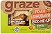 Graze Natural Peach and Rhubarb Pick-Me-Up Snack, with Rhubarb Slices, Pear and Peach Fruit Drops, Healthy, Natural Dried Fruits Trail Mix, 1.3 Ounce Box, 9 Pack