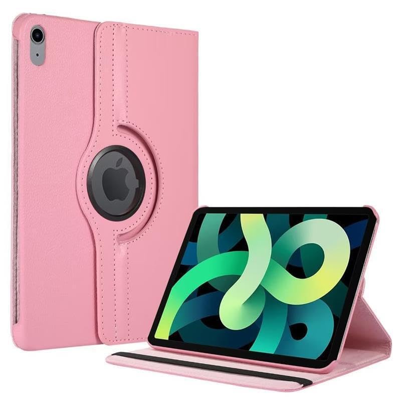 Rotate Case for iPad Air 11-inch (2024–2025, M2 & M3), iPad Air 4/5 (10.9-Inch) & iPad Pro 11 (2018) – 360° Rotating Case (Baby Pink)
