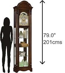 Howard Miller Ridgeway Clarksburg Curio Floor Clock