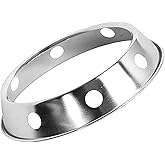 LGCTION Wok Ring, Stainless Steel Wok Rack, Reversible Size for Kitchen Use