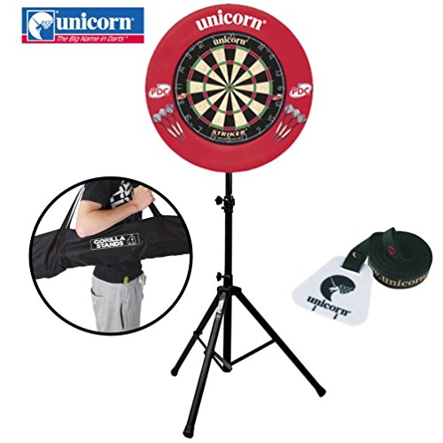 Unicorn Striker Dartboard with Darts, Surround & Ochemate and Gorilla