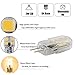 Dayker 2W G4 LED Bi Pin Bulb Jc Type G4 Base Lightbulb AC/DC 12V Warm White for Under Counter Lighting, Puck Lighting, Ceiling Lighting(10 Pack)