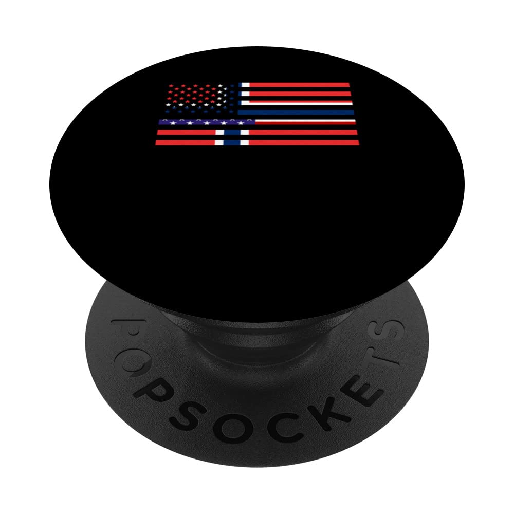 Norway-America Norway Norwegian PopSockets Swappable PopGrip