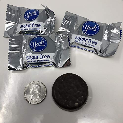 Sugar Free York Peppermint Patties snack size bulk 4 pounds chocolate mint