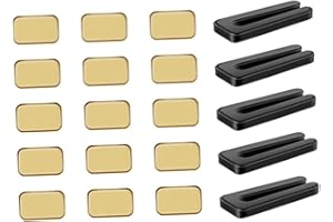 STOBOK 20pcs Ceiling Fan Blade Balancing Kit, Fan Balancing Kits Including 5Pcs Resilient Fans Balance Clips and 15Pcs Metal Self- Adhesive 3G Weight for Optimal Balance